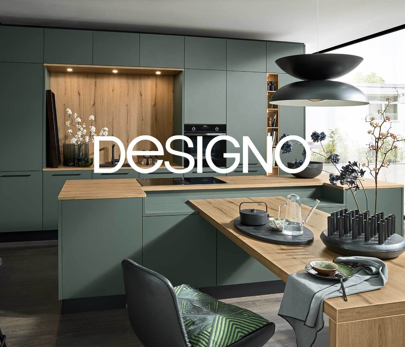 Designo Photo d'une cuisine avec le logo Designo